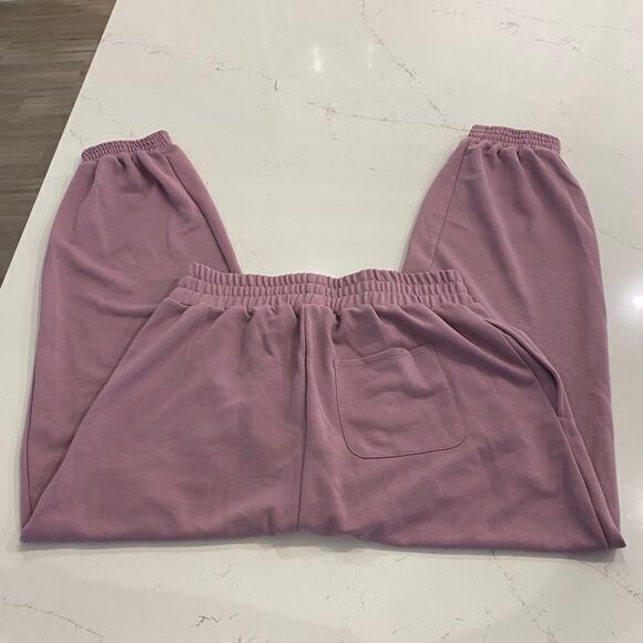 NWT For Love & Lemons Ellie Sweatpants Joggers‎ in Mulberry Large - Picture 7 of 13